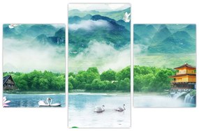 Tablou - Peisaj de vis (90x60 cm)