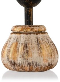 Lampă de masă RAMZES 1xE27/40W/230V crem/auriu