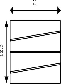 Searchlight 86410GO - Aplică de perete SECTION LED/18W/230V, aurie