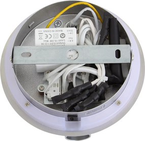 Lampă de perete modernă din oțel, inclusiv LED cu USB-C - Croft