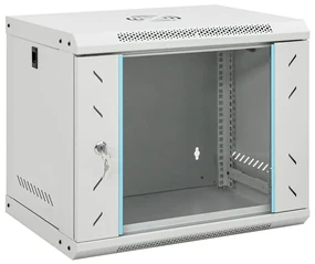 vidaXL Dulap de server montat pe perete, 9U, 19&quot; IP20, 53x40x45 cm