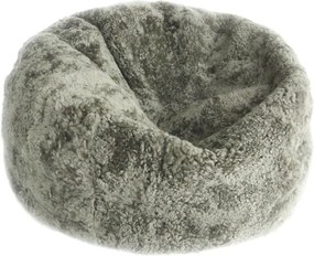 Fotoliu puf din blana de oaie Short Wool Curly Bean Bag Large