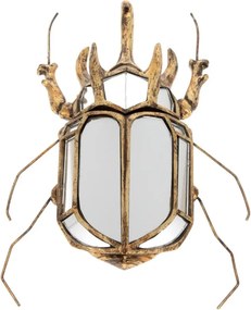 Oglinda decorativa, de perete, din rasina, Rhinoceros beetle