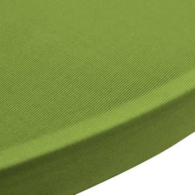 Husa elastica pentru masa, 2 buc., verde, 60 cm 2, Verde, 60 cm