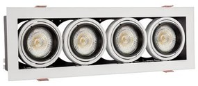 Corp de iluminat încastrat MODERN DAY MINI 4xGU10/10W/230V