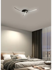 Brilagi - Plafonieră LED STRIPES, 24W/230V, neagră