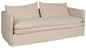 Canapea crem cu tapițerie din in 210 cm – Ixia