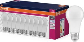 Set de 10 becuri LED CLASSIC A75 E27/10W/230V 4000K - Osram