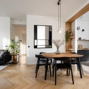 Oglindă de perete 69x95 cm Loft Slate – Styler