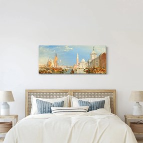 Tablou - Joseph Mallord William Turner, Venice the Dogana and San Giorgio Maggiore, reproducere (120x50 cm)