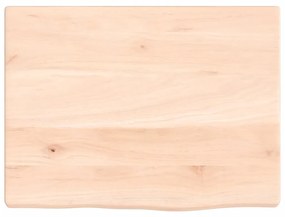 363506 vidaXL Poliță de perete, 40x30x2 cm, lemn masiv de stejar netratat