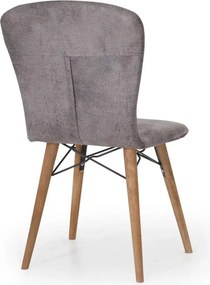 Scaun living tapitat colbalt blue Beluga Homs