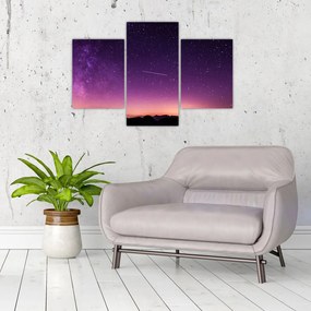Tablou cu cerul și stea căzând (90x60 cm)
