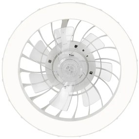 Ventilator LED RGBW de tavan cu lumină Brilliant FANORA LED/30W/230V + telecomandă