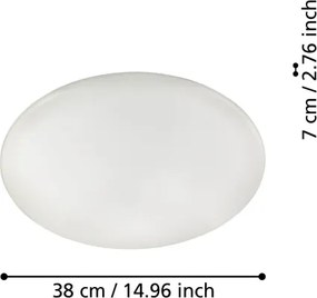 Plafonieră LED dimabilă Eglo 31737 TOTARI-Z LED/19,2W/230V alb