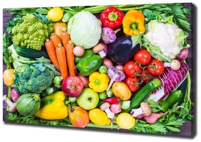Tablouri tipărite pe pânză Legume colorate