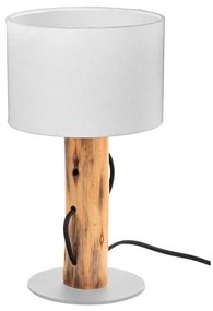 Veioza/Lampa de masa design natural lemn NORIN