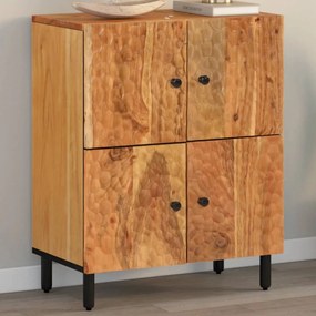 vidaXL Dulap lateral, 60x33x75 cm, lemn masiv de acacia