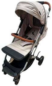 Carucior sport cu functie de pliere tip troller, sezut reglabil, husa pentru picioare si geanta 6-36 luni, Crem - CPC-62-crem