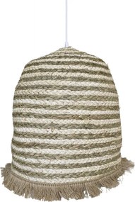 Abajur împletit, natur, H45/D40 cm