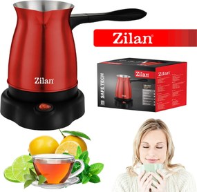 Ibric electric Zilan ZLN3627 Rosu, putere 800W, Capacitate 6 cesti