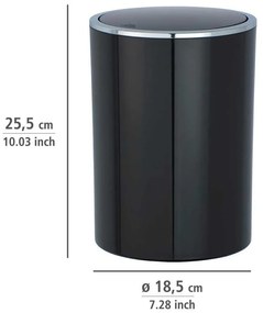 Coș de baie Wenko Inca, negru