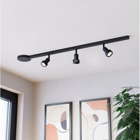 Eglo 901653 - Corp de iluminat cu 3 spoturi EASYT SET, 3xGU10/10W/230V, negru