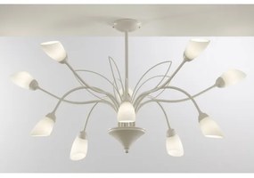 Jupiter 2061 - Lustra pe tijă GLORIOSA, 10xG9/14W/230V, crem