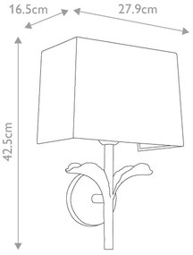 Aplică Feiss FE-GEORGIA1 GEORGIA 1xE27/60W/230V