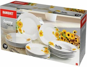 Set de masă Banquet Sunny 18 piese