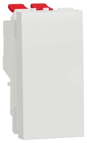 Intrerupator cruce, 1 modul, 10A, alb, Schneider Noua Unica