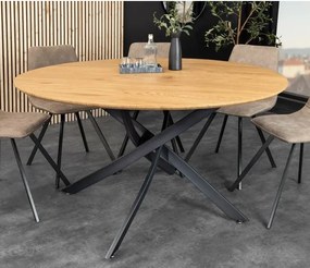 Masa rotunda HELIX 120cm stejar natur