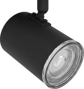 Eglo 300579 - Spot de baie CONSUMA, 2 x GU10, 5 W, 230 V, IP44, negru