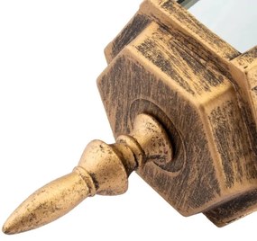 Lustră de exterior pe lanț 1xE27/60W/230V aurie IP44