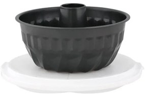 Formă TORO pentru guguluf, cu tavă și capac, neagră