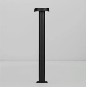 Stalp exterior IP65 LED 2700K GONG negru H-60cm