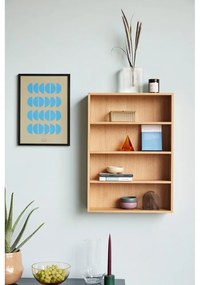 Etajeră din lemn de stejar Cubbie – Hübsch