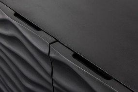 Comoda TV suspendata din lemn de mango Lagoon 160cm, negru