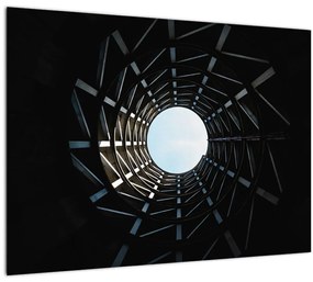 Tablou pe sticlă cu tunel (70x50 cm)