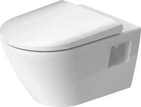 Set vas WC suspendat Duravit D-Neo Rimless compact 48 cm cu capac softclose