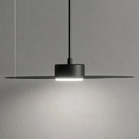 Lustră suspendată pe cablu PIATTO 1xGX53/15W/230V, diametru 35 cm, neagră