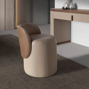 Taburete modern LUX piele sintetica Mink si Maro