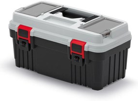 Cutie pentru scule 47 x 25,6 x 23,8 cm, cu organizatoare, gri
