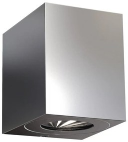 Nordlux - Aplica LED de exterior CANTO 2xLED/5W/230V IP44 inox