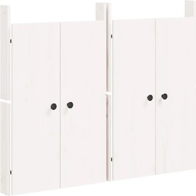 vidaXL Uși de bucătărie de exterior MEPPEL 2 buc., 50x9x82 cm, lemn masiv pin