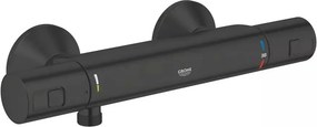 Baterie dus Grohe Precision Start termostatata negru mat