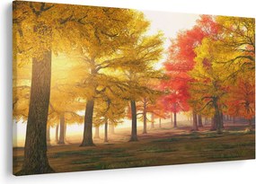 Tablou cu copaci toamna (90x60 cm)