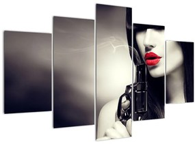 Tablou - Femeia misterioasă (150x105 cm)