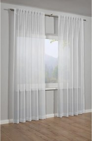 Perdea albă 245x140 cm Jacquard-Voile - Gardinia