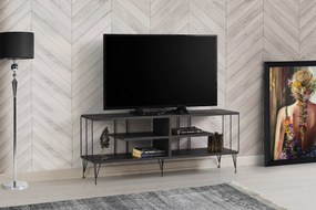 Comoda TV Eze, Crem - Alb - Maro - Gri, 120 x 45 x 30 cm